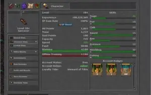 VENDO MS 184 TIBIA (1,1KK NO BANCO+SET) + MAKERS + ACESSOS