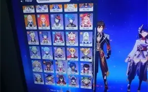 Ar 56 Hu tao Zhongli Itto Kazuha Raiden XIAO todos t4