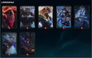 Conta LoL Diamond 3 55% Wr 162 skins ALL CHAMPS
