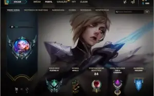 CONTA LOL SMURF PLATINA [70% WINRATE]