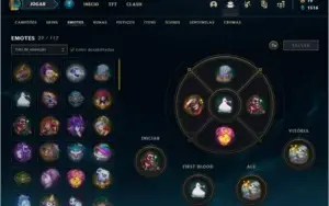 Conta prata 2 com 34 champs e 19 skins