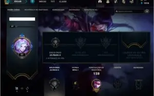 Conta prata 2 com 34 champs e 19 skins