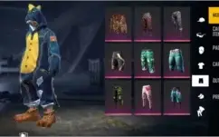 Conta free fire lvl 56