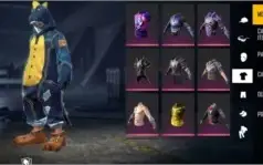 Conta free fire lvl 56