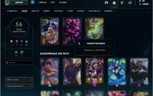 Conta GOLD 4 56 SKINS 111 BONECOS