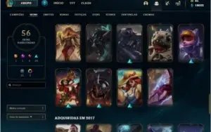 Conta GOLD 4 56 SKINS 111 BONECOS