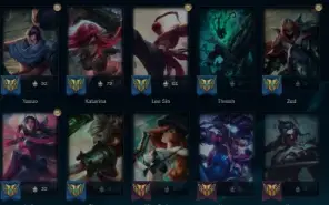Conta de lol + 89 Skins + Level 358