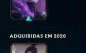 Conta lol lvl 425, honra 2, 1101 de rp, emote de mestre.