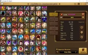 Conta Summoners War - Julianne & Mk Dark