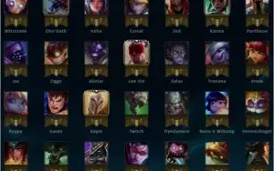 Conta League of Legends, 5 pg de runa, Ouro V temp. passada
