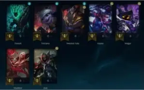 Conta lol platina 4