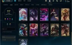 CONTA LOL 2 SKINS PRESTIGIO