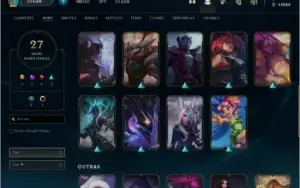 CONTA LOL 2 SKINS PRESTIGIO