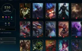 Conta Mestre 212 Pdl (230Skins+100Espolio/200 Emotes/350Icon