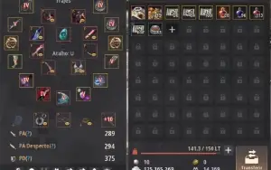 BDO SA Main Sorc 294 AP 666 GS LVL 63 + carraca gradual