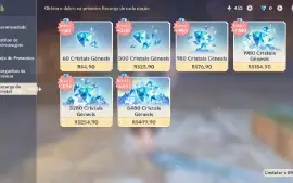 GENSHIN IMPACT - AR55, 12T5⭐Ayaka + Bis, Yelan, Venti, Cyno,