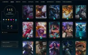 Conta unranked, 167 champs, 115 skins/antigo elo emerald III