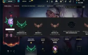 Esmeralda 3 com TODOS os champs e 160 Skins ( MAIN SUP )