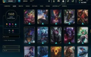 Esmeralda 3 com TODOS os champs e 160 Skins ( MAIN SUP )