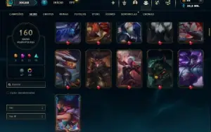 Esmeralda 3 com TODOS os champs e 160 Skins ( MAIN SUP )