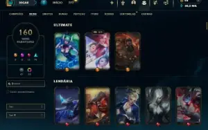 Esmeralda 3 com TODOS os champs e 160 Skins ( MAIN SUP )