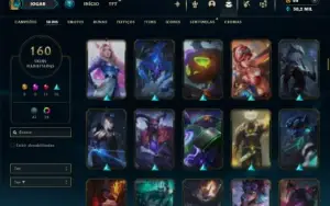 Esmeralda 3 com TODOS os champs e 160 Skins ( MAIN SUP )