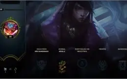 Conta unranked lvl30 zerada
