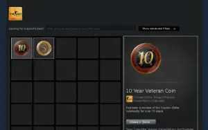 Conta Steam 19 Anos (12 Setembro De 2003) Medalhas 5 E 10