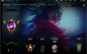 Conta lol gold 3 73 skins