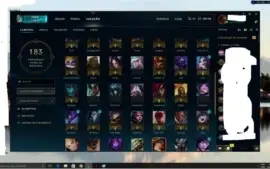 Conta League of legends 110 Champions Prata 1