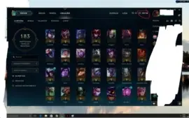 Conta League of legends 110 Champions Prata 1