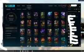 Conta League of legends 110 Champions Prata 1