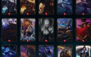 Conta lol 595 skins e 144 chromas