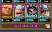 Conta Clash Royale nível 8 - 3 Lendárias TOP !!