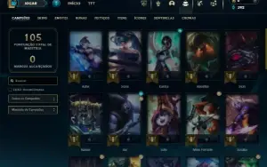 Bronze 2 com 36 Champs e 4 Skins