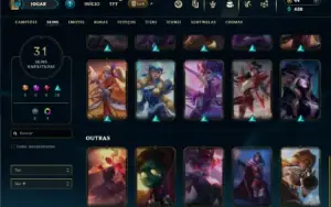 Platina 3 com 60 Champs e 31 Skins ( MAIN SUP )