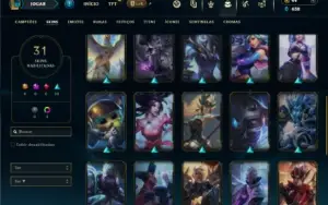 Platina 3 com 60 Champs e 31 Skins ( MAIN SUP )