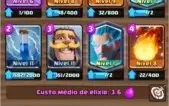 Clash Royale Nv10 quase todas cartas, top e barato