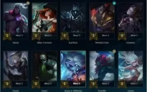 CONTA COM 81 CAMPEÕES E 55 SKINS!