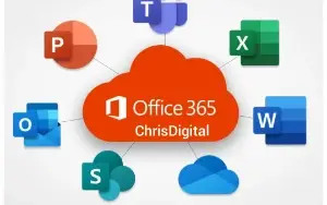 Office 365 Original 05 usuários vitalício Conta Nova 100 GB