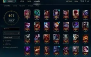 Conta Lol Platina 4 - Borda de Diamante - 45 Skins
