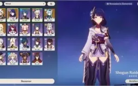 Raiden Shogun + ARATAKI ITTO + EULA  ESTAMINA Maximizada