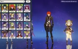 AR30-Scaramouche com BIS + Xiao com BIS + Diluc + 5 tiros