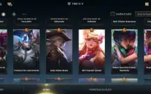 Conta De Wild Rift + 146 Skin Total, 23 Lendária, Rank Ouro.