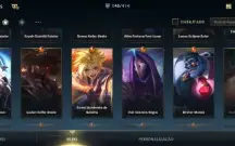 Conta De Wild Rift + 146 Skin Total, 23 Lendária, Rank Ouro.