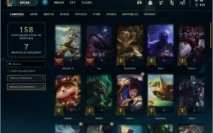 Conta prata 2 com 50 Champs e 33 Skins + 1 Croma