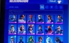 Conta fortnitedesde a season 3 com muita skin comprada