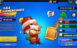 BRAWL STARS CONTA RARA 2 PASSES