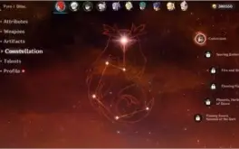 Conta AR52- Xiao com Jade, Diluc C1, Qiqi, Keqing com Falcão