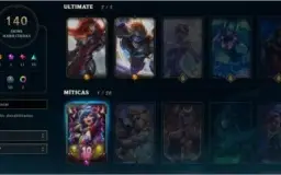CONTA DE LOL D3 // 145 CHAMPS // 140 SKINS - 2 ULTIMATES
